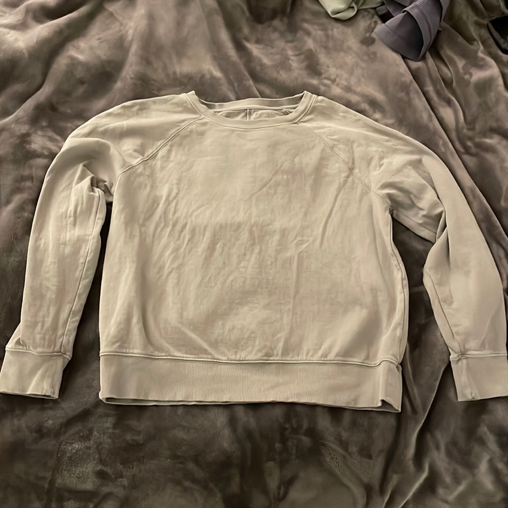 Army green Athleta sweatshirt size medium